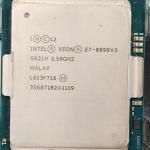 Intel XEON E7-8890 V3 SR21V 2.50GHZ 45MB L3 Cache 18 Cores LGA2011-1  Processor