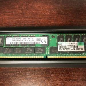 809083-091 HP 32GB 2RX4 PC4-2400T DDR4 MEMORY 805351-B21 819412-001