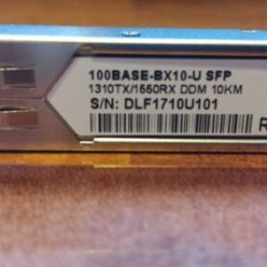 New GLC-FE-100BX-U Cisco Compatible 100BASE-BX-U Transceiver