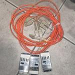 3-Cisco GBIC transceiver 30-0759-01 1000 BASE-SX With 3 Fiber Cables