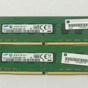 Samsung 8GB (2x4GB) RAM PC4-17000 DDR4-2133 Desktop SDRAM M378A5143DB0-CPB