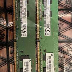 854912-001 HP 4GB PC4-19200 DDR4-2400MHz Non ECC CL17 288-Pin DIMM 1.2V Single R