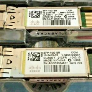4x 100%Genuine Cisco SFP-10G-SR 10-2415-03 V03 SFP+ Transceiver 90daysWRTY 200