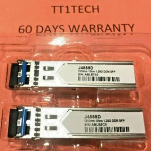 10x NEW J4859D HP HPE Aruba Compatible 1G SFP LC LX 10km SMF Transceiver 60 days