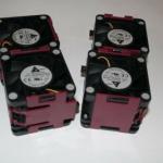 LOT OF 4 HP SERVER COOLING FAN DELTA FFR0612DHE 8B16 496066-001 463172-001