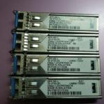 QTY 4 Used Cisco SFP-GE-L 1000BASE-LX/LH SFP 10-2144-01 Transceiver