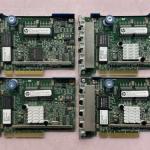 LOT OF 4 HP 331FLR QUAD-PORT 1GB ETHERNET SERVER ADAPTER 634025-001 629133-001