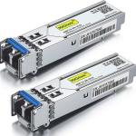 2 Pack 1G SFP 1000Base-LX Transceiver Module 1310nm SMF 20km For Cisco GLC-LH-SM