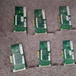 HP NC360T 412651-001 PCIE DUAL PORT GIGABIT SERVER ADAPTER Qty 6 lot  - PULLED