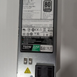 Dell PowerEdge 750W 80 Plus Platinum Power Supply E750E-S1