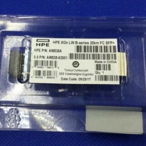 AW538A HPE B-SERIES 8GB EXTENDED LONG WAVE 25KM FIBRE CHANNEL SFP+ TRANSCEIVER