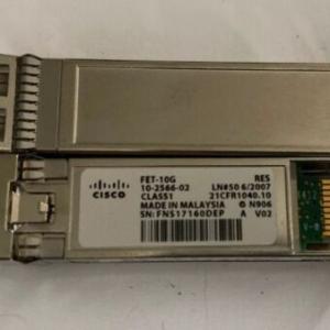 Cisco FET-10G 10-2566-02 FTLX8570D3BCL-C2 10Gbps SFP+ Transceiver