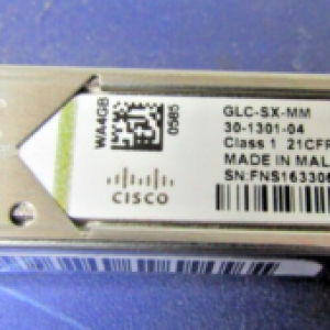 ???? NEW CISCO GLC-SX-MM TRANSCEIVER COM 30-1301-04 CLASS 1 21CFR1040.10 A V04