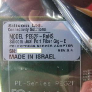 FIBER  - Silicom PEG2F  2 Dual Port Fiber Gig E PCI Express Server Adapter
