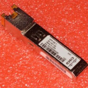 GENUINE Cisco SFP-GE-T EXT 30-1421-02 USA 1000BASE-T RJ45 SFP Transceiver