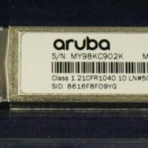 J9150D HPE ARUBA 10G SFP+ LC SR 300m OM3 MMF Transceiver Aruba 1990-4391