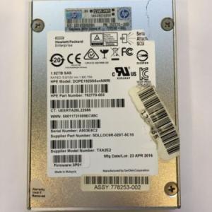 HP 3PAR 1.92TB SAS SSD SDLLOC6R-020T-5C10 DOPE1920S5xnNMRI *344 DAYS *520 FORMAT