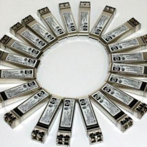 21 HP 8Gb B-Series Short Wave Fibre Channel SFP+ Transceivers AJ716A 468507-001