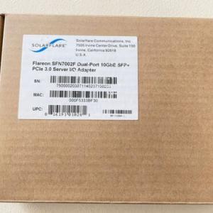 *SOLARFLARE FLAREON SFN7002F DUAL-PORT 10GBE PCIE 3.0 SERVER I/O ADAPTER