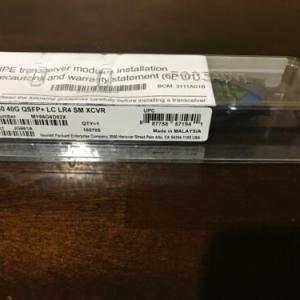 HPE JG661A HP X140 40G QSFP+LR4  LC LR4 SM 10km 1310nm Transceiver