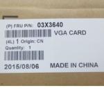 Lenovo Thinkserver TS130 Intel 1Gbps Gigabit ET Dual Port Server Adapter 03X3640