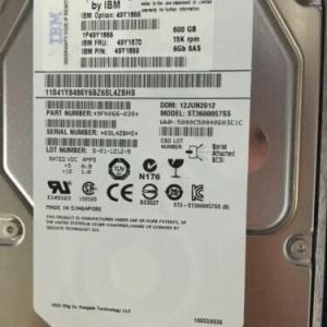 49Y1866 49Y1870 49Y1869 IBM 600GB 15K 3.5'' 6GBPS HS LFF SAS HARD DRIVE