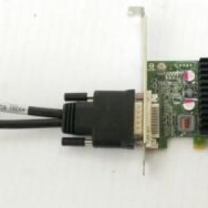 Dell 4M1WV Nvidia NVS300 512MB DDR3 PCI-e Video Card w/ H9361 DVI Splitter Cable