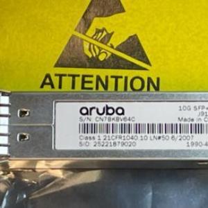 J9150D HPE Aruba 10G SFP+ LC SR OM3 300m MMF Transceiver USED