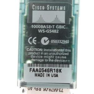 Cisco WS-G5482 1000Base-T GBIC Transceiver Module for 3500/2900 XL Switches