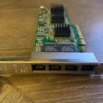 SILICOM QUAD GBE COPPER NIC PCI-E Ethernet Server Adapter PEG416-R